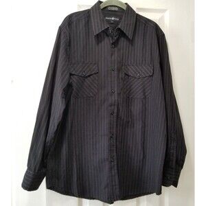 Beverly Hills Polo Club Button down long sleeve shirt size large